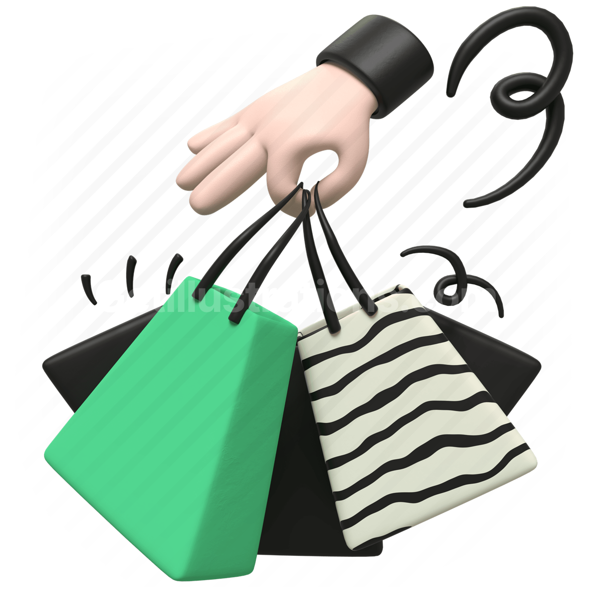 Shopping and Retail  illustration preview image